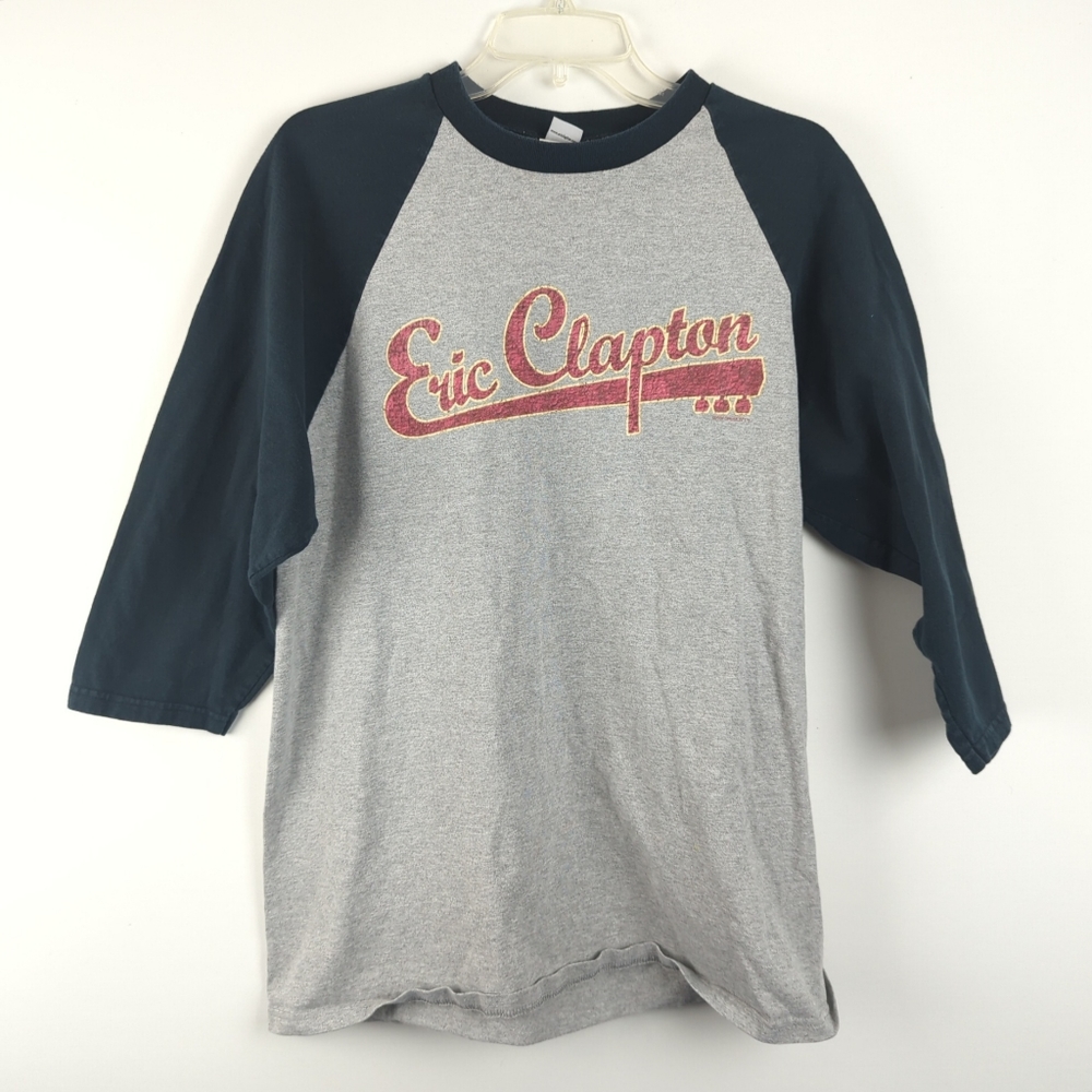 Eric Clapton 2004 Tour baseball style tshirt - Large